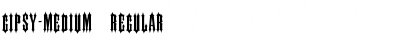 Download Gipsy-Medium Font Download Gipsy-Medium Font