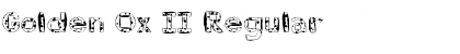 Download Golden Ox II Font Download Golden Ox II Font