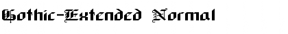 Download Gothic-Extended Font