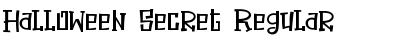 Halloween Secret Regular Font