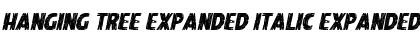 Download Hanging Tree Expanded Italic Font Download Hanging Tree Expanded Italic Font