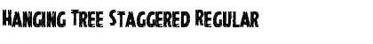Download Hanging Tree Staggered Font Download Hanging Tree Staggered Font