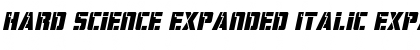 Download Hard Science Expanded Italic Font Download Hard Science Expanded Italic Font
