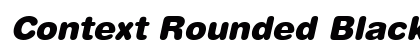 Context Rounded Black SSi Black Italic preview