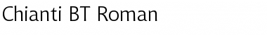 Chianti BT Roman Font