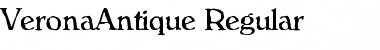 VeronaAntique Regular Font