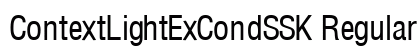 ContextLightExCondSSK Regular preview