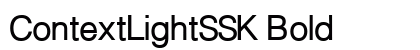 ContextLightSSK Bold preview