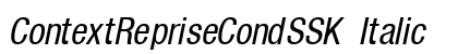 ContextRepriseCondSSK Italic Preview