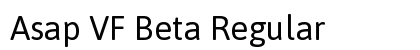 Asap VF Beta Regular preview