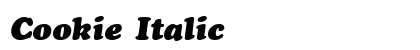 Cookie Italic Preview