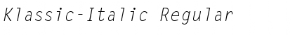 Download Klassic-Italic Font Download Klassic-Italic Font