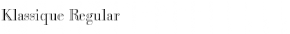 Download Klassique Font Download Klassique Font