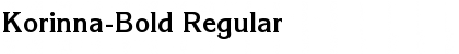 Korinna-Bold Regular Font