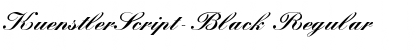 Download KuenstlerScript-Black Font Download KuenstlerScript-Black Font