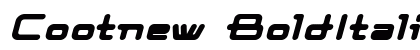 Cootnew BoldItalic Preview