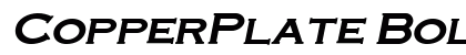 CopperPlate Bold-Italic preview