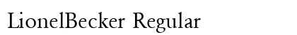 LionelBecker Regular preview