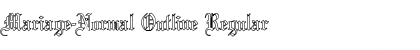 Mariage-Normal Outline Regular Font