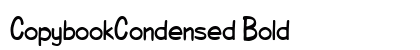 CopybookCondensed Bold preview