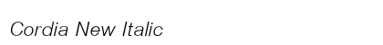 Cordia New Italic Preview