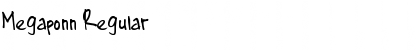 Megaponn Regular Font
