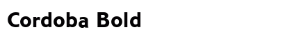 Cordoba Bold Preview