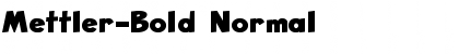 Mettler-Bold Normal Font