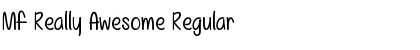 Mf Really Awesome Regular Font Mf Really Awesome Regular Font
