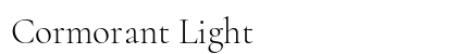 Cormorant Light Preview