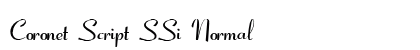Coronet Script SSi Normal preview
