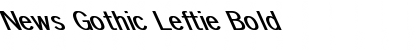 Download News Gothic Leftie Font