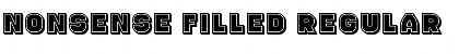 Download Nonsense Filled Font