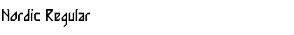 Nordic Regular Font