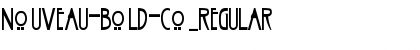 Nouveau-Bold-Co Regular Font