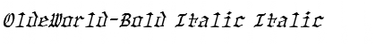 Download OldeWorld-Bold Italic Font Download OldeWorld-Bold Italic Font