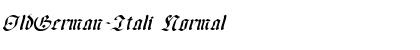 Download OldGerman-Itali Font Download OldGerman-Itali Font