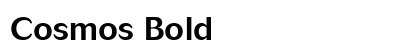 Cosmos Bold preview