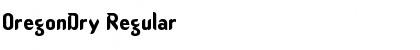 Download OregonDry Font Download OregonDry Font