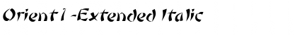 Download Orient1-Extended Font Download Orient1-Extended Font