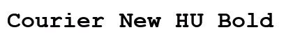 Courier New HU Bold preview
