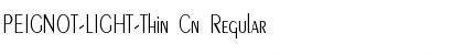 PEIGNOT-LIGHT-Thin Cn Font