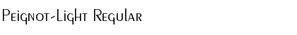 Peignot-Light Regular Font