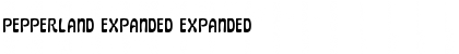 Download Pepperland Expanded Font