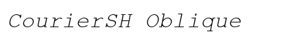 CourierSH Oblique preview