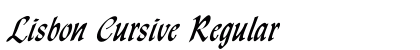 Lisbon Cursive Regular preview