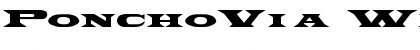 Download PonchoVia Wd Font Download PonchoVia Wd Font