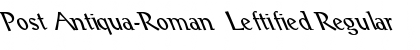 Download Post Antiqua-Roman Leftified Font Download Post Antiqua-Roman Leftified Font