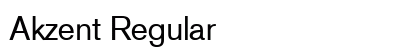 Akzent Regular preview