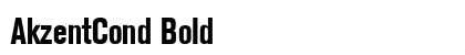 AkzentCond Bold Preview